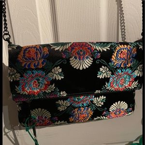 Brand New Rebecca Minkoff sample purse beautiful embroidered details dinner bag